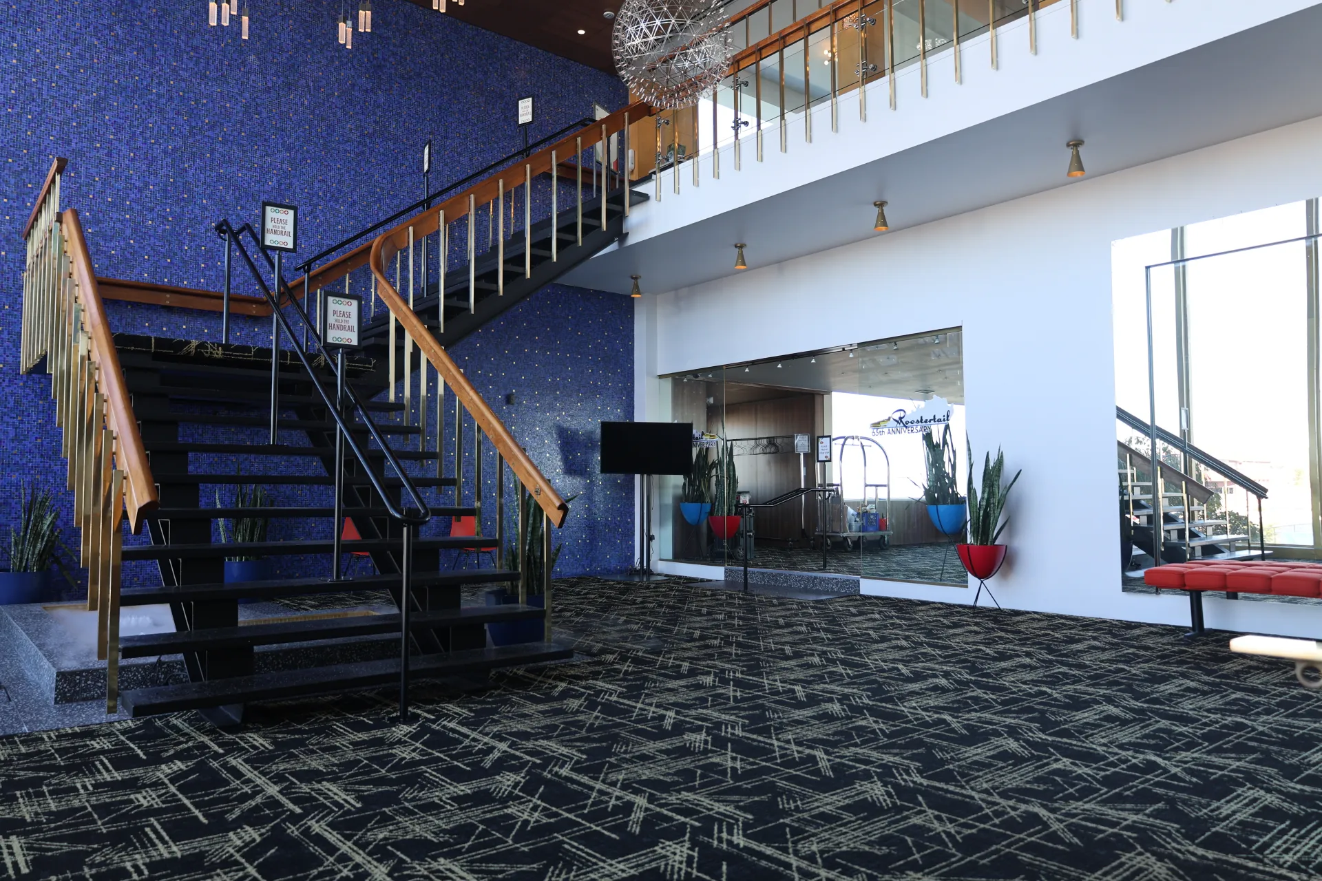 Grand entrance staircase